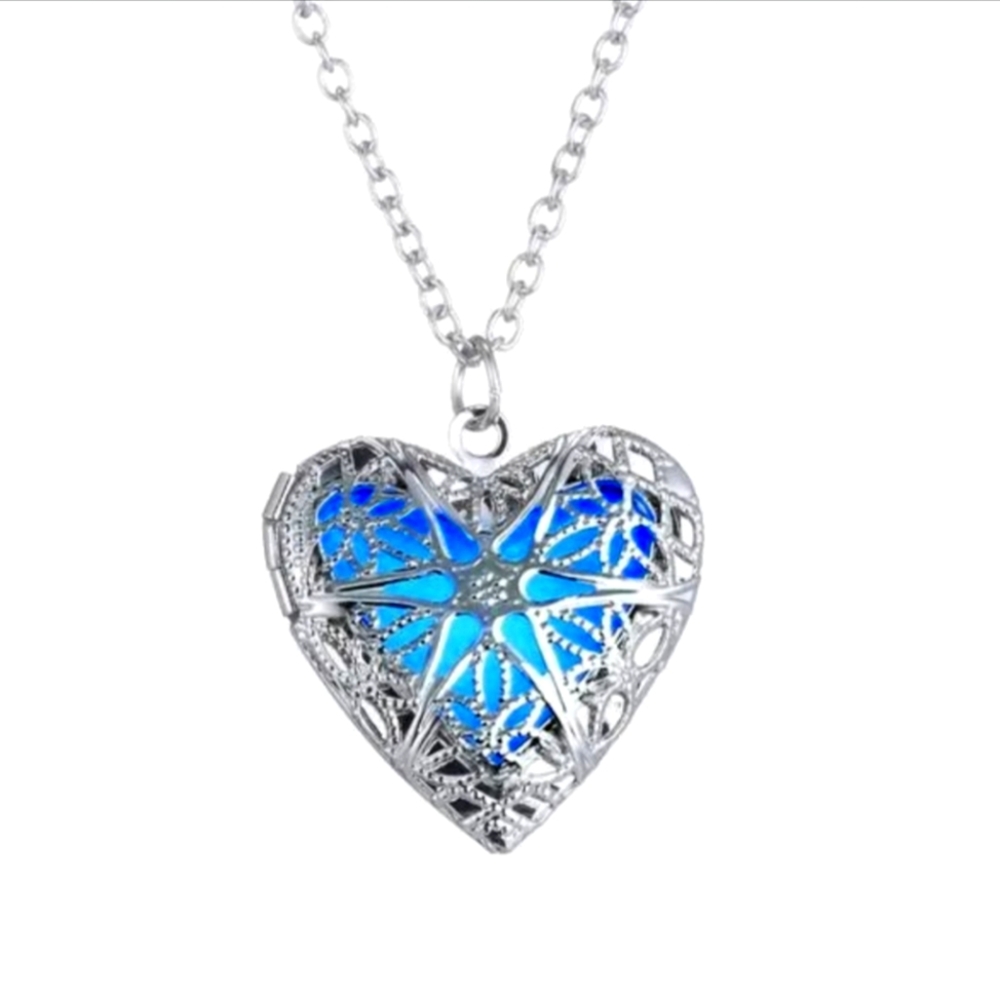 Exceart  DIY Pendant Necklace Locket glows in the dark